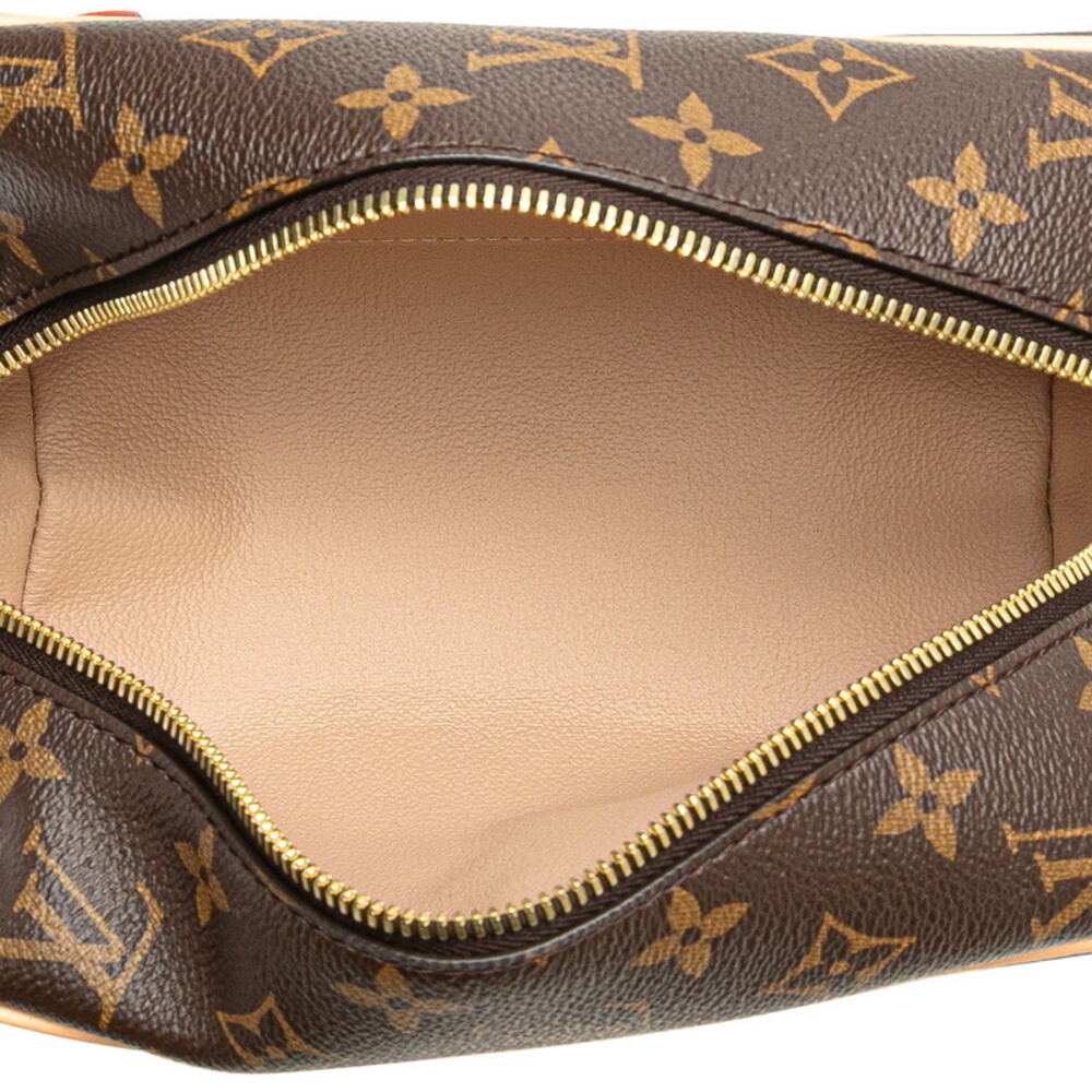 Louis Vuitton Monogram Locker Top Kit Shoulder Bag Brown Leather - Picture 7 of 8